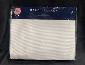 Ralph Lauren 886087411232 Aiden King Coverlet Msrp 430 Blanket Bedding Parchment White New