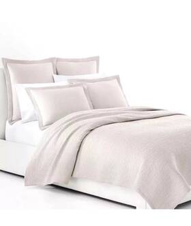 Ralph Lauren 886087475173 Kaia Matelass Coverlet Bedspread Blanket Chevron Queen Cream 300