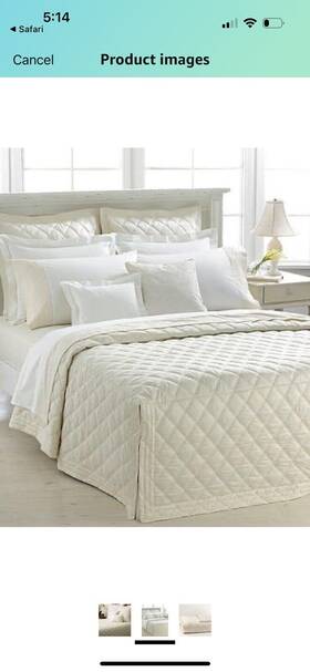 Ralph Lauren 886087475234 Fitted Corners Coverlet Bedspread Quilted Diamond King