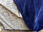 Ralph Lauren Rare Donovan Damask Velvet Queen Nightspread Quilt Euc