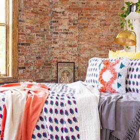 Refinery29 735732496615 Maren Bedding Collection Luxury 100% Cotton Premium Ultra Soft Quilt Cove