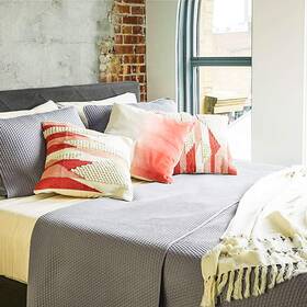 Refinery29 735732497971 Sloane Bedding Collection Luxury Premium Ultra Soft Quilt Coverlet Light