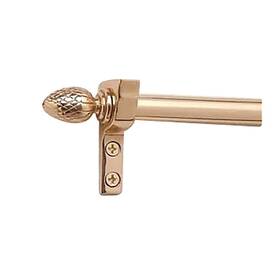 10474 Renovators Supply Manufacturing Quilt Hanger Bright Brass 9 Ft Pineapple Finial And Brackets