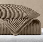 Restoration Hardware Garment-dyed Pleat Coverlet Bed Spread Prairie King Size 414425740005 Restoration Hardware Garment-dyed Pleat Coverlet Bed Spread Prairie King Size 414425740005