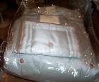 Restoration Hardware Tufted Silk Bedding Quilt King 3 Shams New Silver Sage 414173800006 Restoration Hardware Tufted Silk Bedding Quilt King 3 Shams New Silver Sage 414173800006