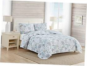 208213 Revman International Quilt Set Reversible Cotton Bedding With Matching Shams Lightweight King