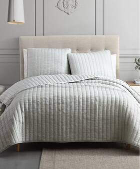 Riverbrook Home 679610819076 Moonstone 3-pc. Coverlet Set Full/queen-light Gray