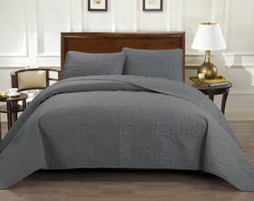 Rizzo Italian Collection 730699549756 Gold Crown Collectionoversize 118 Inch X 106 Quilt Setsale3piece Bedspreadsuper Soft