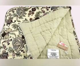 Roller Rabbit 889563264728 Brand New Textiles Amanda King Quilt Sage/multi Reversible