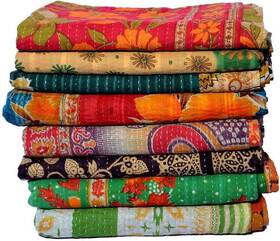 Royal Craft 313036938965 Wholesale Lot Of Indian Vintage Kantha Quilt Handmade Throw Reversib