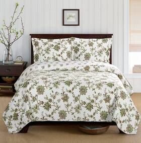 Royal Hotel Bedding 825624695100 Carrie Full/queen Size Over-sized Coverlet 3pc Set Luxu