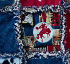 Rq117 25.00 Sale 250 Queen Western Full Country Rag Quilt 225