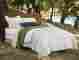 Rt387 Coyuchi Nwt Organic Cotton Wave Reversible Quilt White Natural Full Queen