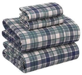 Zt-ctbs-1204 Ruvanti 100% Cotton Sheets Full Size Percale Bedding Cooling And Breathab