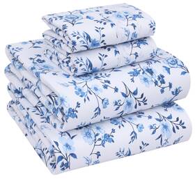 Zt-ctbs-1504 Ruvanti 100% Cotton Sheets Queen Size Percale Bedding Cooling And Breatha