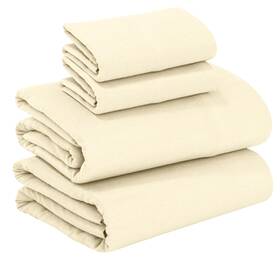 Zt-flst-0202 Ruvanti 100% Cotton Flannel Sheets Queen Size - 4 Piece Warm Soft And Breathab