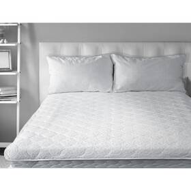 16815.t.01 S & Co. Mattress Protector T Quilted With Elastic Corners White