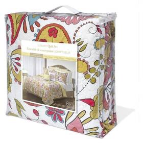 60113.3dq.29 Safdie 060971113291 Full/queen Bliss Yellow Quilt Set 3 Piece