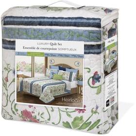 60113.3dq.31 Safdie 3 Piece Full/queen Heirloom Quilt Set - Luxury Bedding