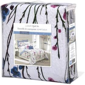 B01fih6w5q Safdie Sabrina Collection Queen Sheet Set Full Bedspread Shams Floral White
