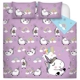 Safdie & Co. 688466069443 Quilts For Twin Bed Unicorn Bedspreads Soft Summer Quilt Lightweight Micr
