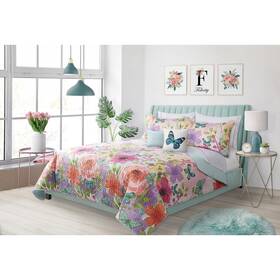 Safdie & Co. 688466111173 Quilts For Twin Bed Felicity Bedspreads Soft Summer Quilt Lightweight Mic