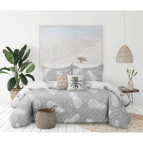 Safdie & Co. 688466131478 Quilts For King Bed Grey Pineapples Bedspreads Soft Summer Quilt Lightwei