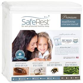 Synchkg019663 Saferest Zippered Mattress Protector - Premium 15-18 Inch Waterproof