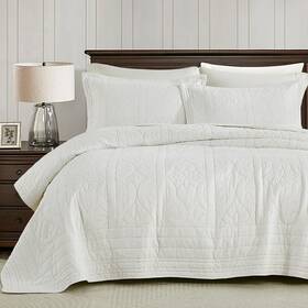 Sahsahcasa 639393941562 100% Cotton Quilt Queen Size Set Quilted Bedspread L