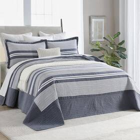 X102 Sahsahcasa 639393957884 120 Inch 100% Cotton Oversized Queen Bedspread Coverlet Quilt Set Qui