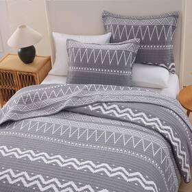 Sahsahcasa 658358518472 Quilt Queen Size 100% Cotton Bedding Set Bedspreads Geometric