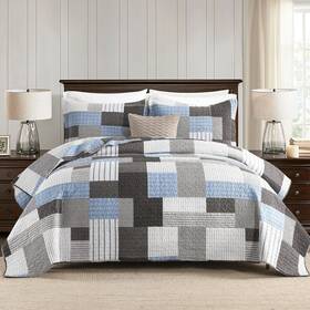 Sahsahcasa 658361812420 Quilt Queen Size Set 100% Cotton Bedding