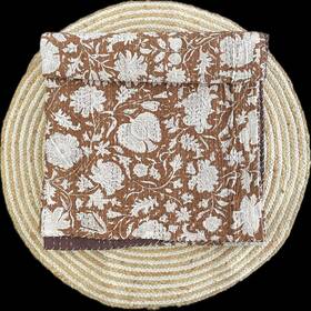 B0cd1t191g Sambhav Quilt Hub Hippie Floral Handblock Handmade Cotton Block Kantha Quilting