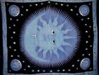Sd086-09 India Arts Celestial Tapestry Cotton Bedspread Blue 736846808530