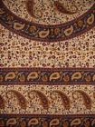 Sd367-04-burg India Arts Jaipur Paisley Tapestry Cotton Bedspread Full 736846808929