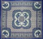 Sd399-05blu India Arts Mandala Elephant Tapestry Cotton Bedspread Full 736846823427