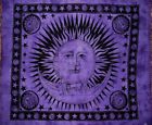 Sd405-02purp India Arts Celestial Tapestry Cotton Bedspread Full Purple 736846824844