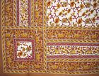 Sd409-04 India Arts Floral Print Tapestry Cotton Bedspread Full 736846815743