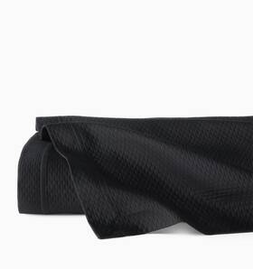 4294twbcblk Sferra Black Perrio Twin Coverlet Solid Geometric Cotton Matelass Italy New