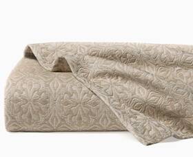 4300kgblkh Sferra Veroli Khaki King Coverlet Textured Tile Motif 100% Cotton Italy New 4300kgblkh Sferra Veroli Khaki King Coverlet Textured Tile Motif 100% Cotton Italy New