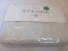 Sferra 780870714596 Lansone Matelasse Full Queen Coverlet Blanket Cover Pale Grey 345