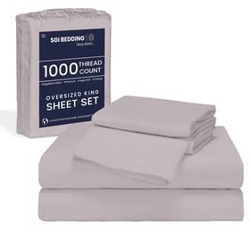 4ssso15 Sgi Bedding Sgi-as 1000 C 28 96 Inch X96 4 Pc Vermont King Sheet Thread Count 100% Egyptian