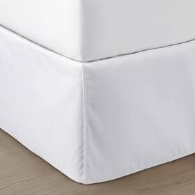 Sgi-c18-bs-chld-001 Sgi Bedding 18 Inch Drop Bed Skirt Queen Size - Platform Style With Secure Fi