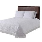 Sgpbspqn Beatrice Home Fashions Singapore Chenille Bedspread Queen 695639637644