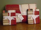 3769502 Shams Patchwork Sold Pottery Barn Multi Full Stripe Quilt 2-euro Queen Pb