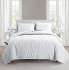 Sho-3qt-king-in-wh Vcny Home King Quilt Set Sand Shell Brown 735732116506
