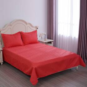Bd3803188 Shop Lc Homesmart Siesta Pinsonic Solid Quilt 2pcs Shams Wrinkle Resistant Ultra Soft