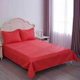 Bd3803189 Shop Lc Homesmart Siesta Pinsonic Solid Quilt 2pcs Shams Ultra Soft Wrinkle Resistant