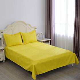 Bd3803194 Shop Lc Homesmart Lemon Fizz Pinsonic Solid Quilt 2pcs Shams Wrinkle Resistant Gifts
