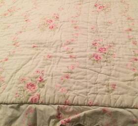 1177262 Simply Shabby Chic Full Floral Pink Lady Rose Quilt R Ashwell Comforter 89 Inch X 82